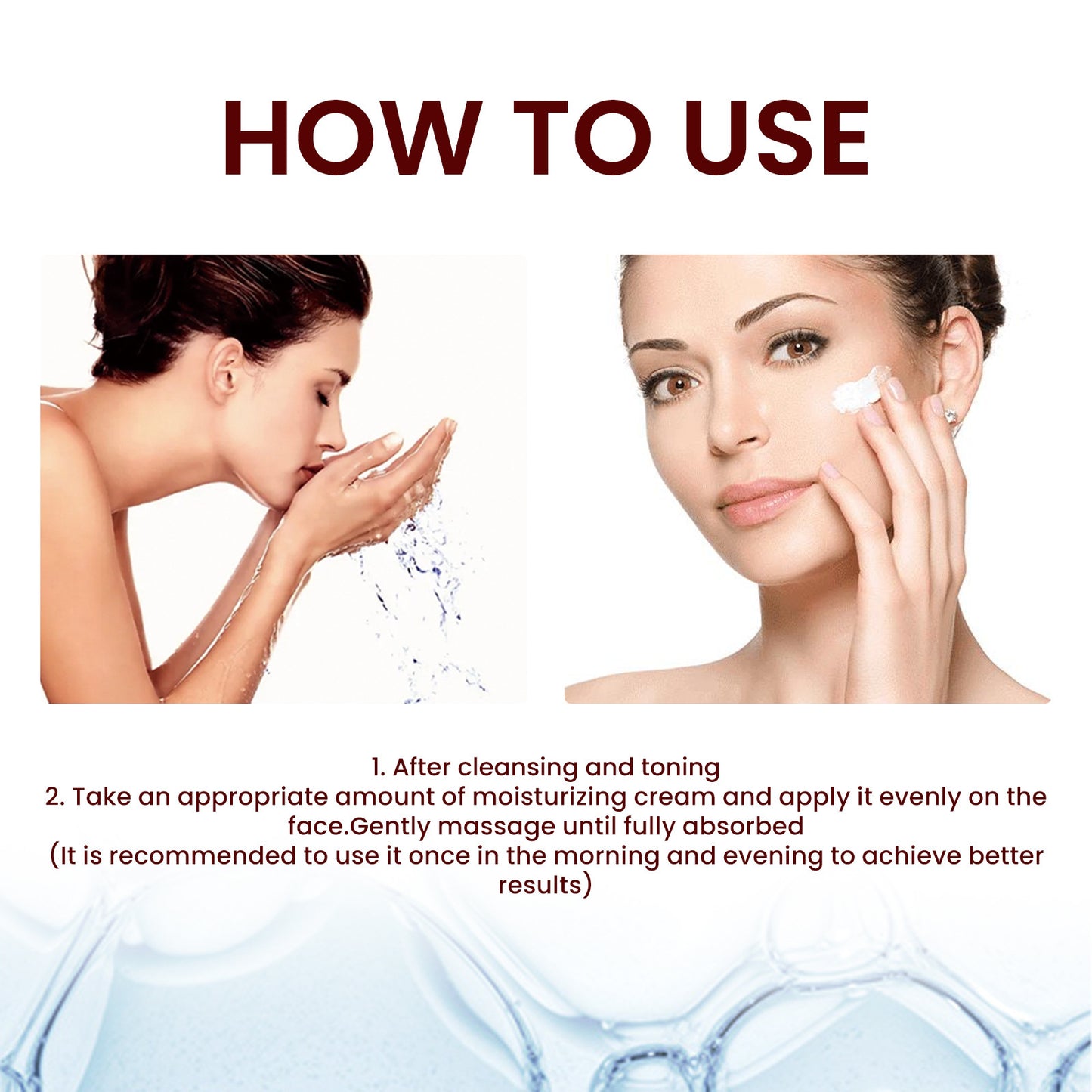 Creme facial anti-rugas de arroz