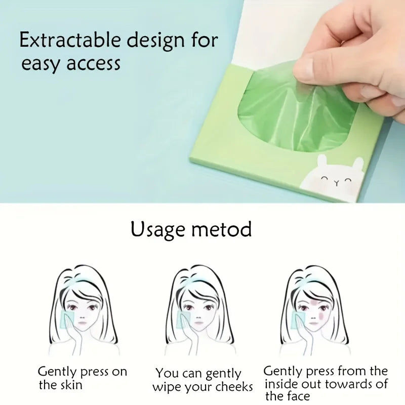 Absorvente de óleo facial portátil