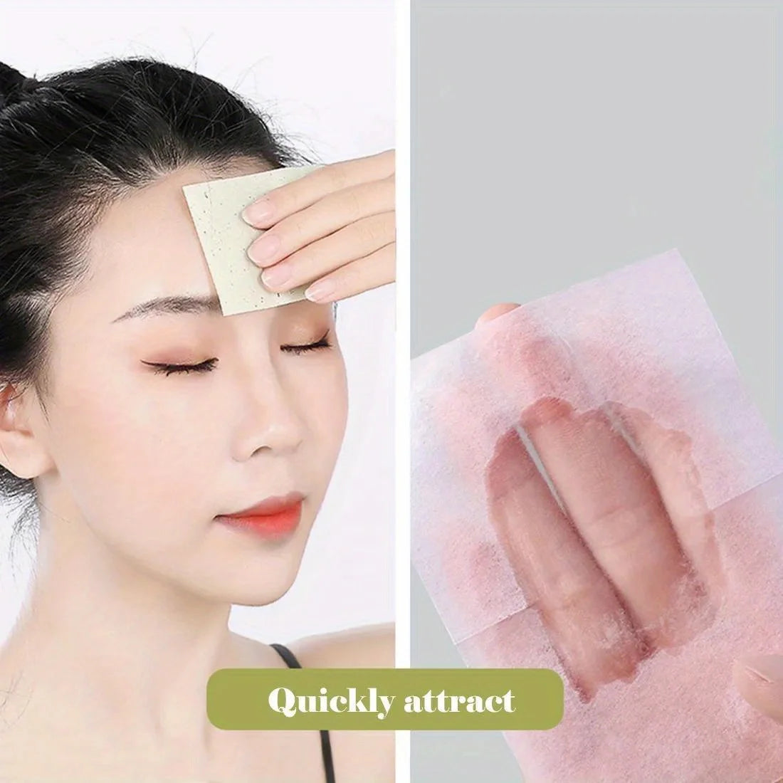 Absorvente de óleo facial portátil