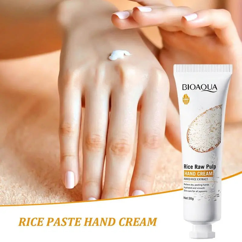 Creme Hidratante para mãos de arroz