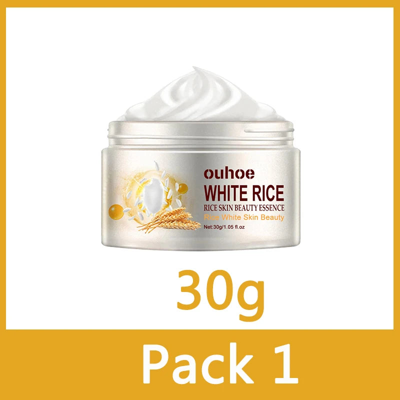 Creme facial anti-rugas de arroz