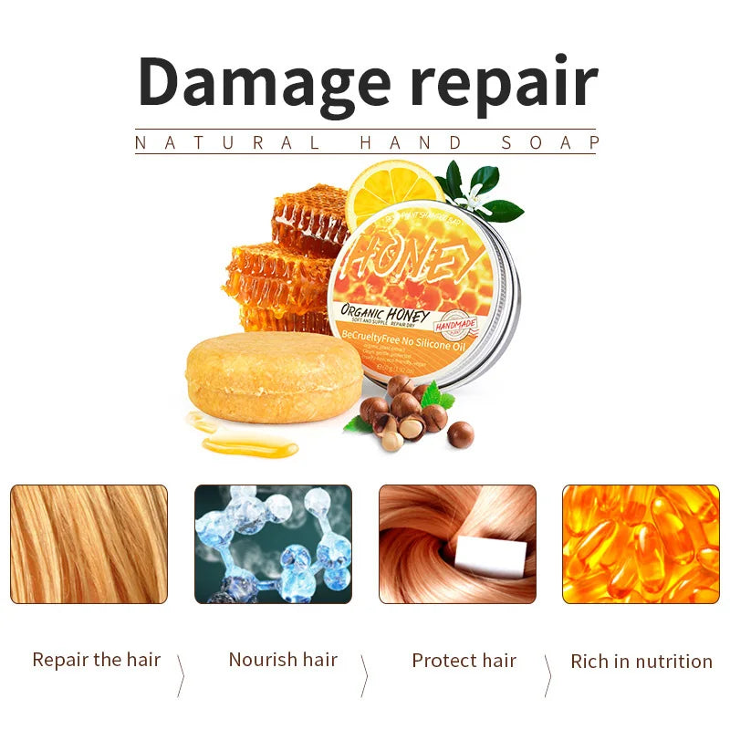 Shampoo de mel extrato natural