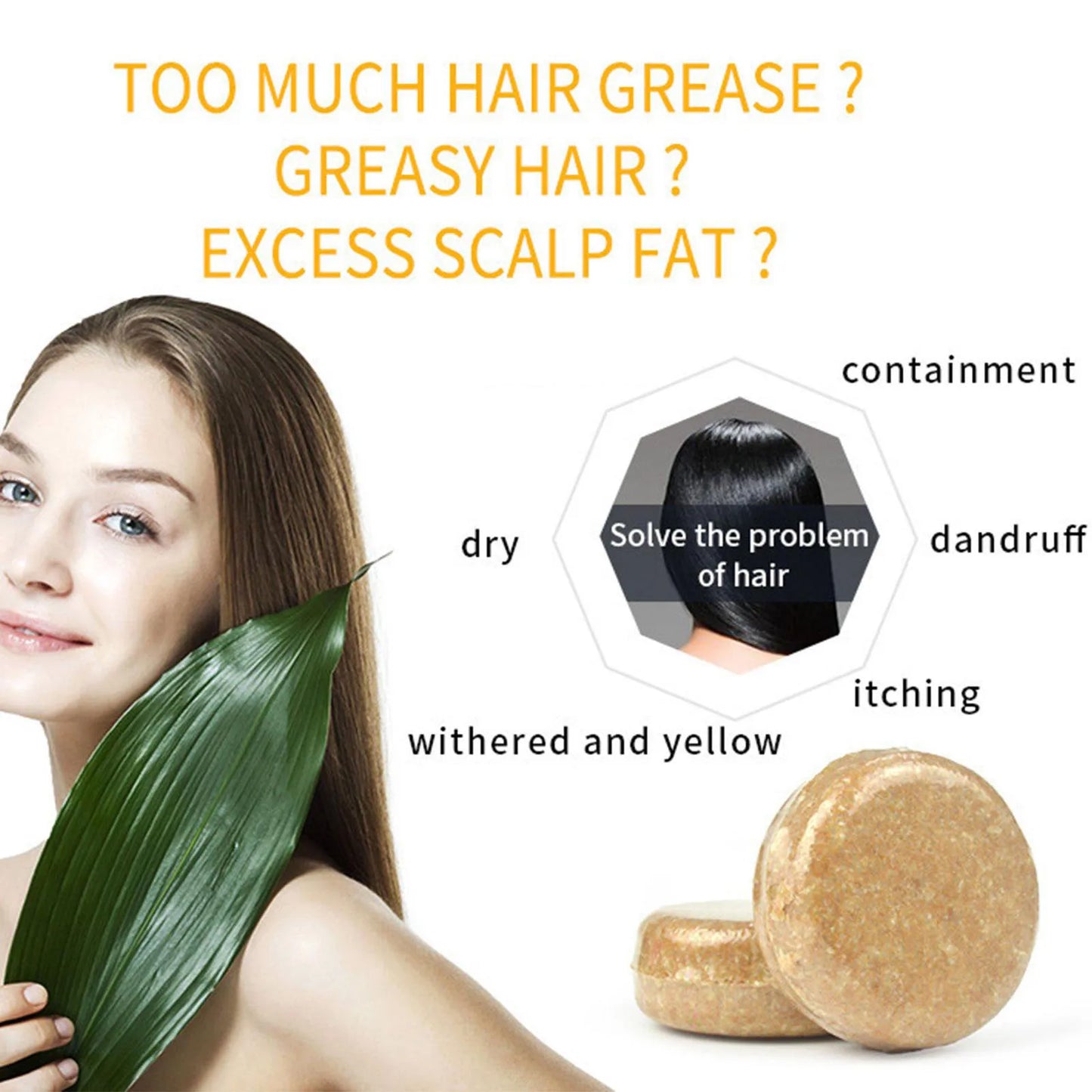 Sabonete para corpo e cabelo de Gengibre