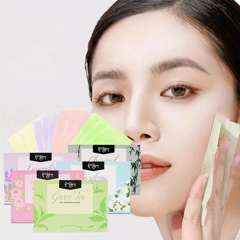 Absorvente de óleo facial portátil