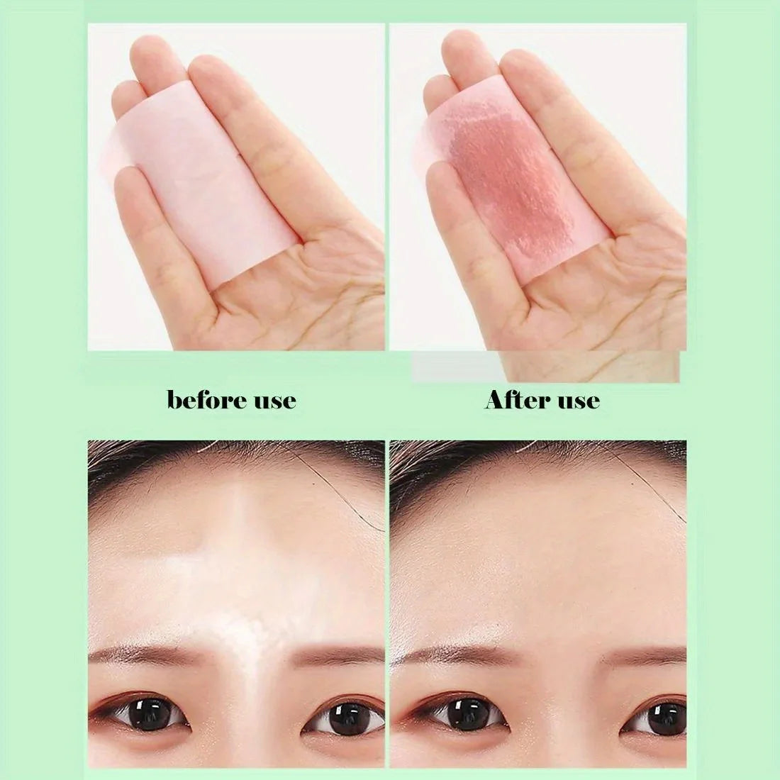 Absorvente de óleo facial portátil