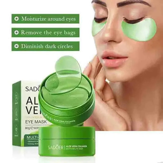 Máscara Hidratante para Olhos de Aloe Vera