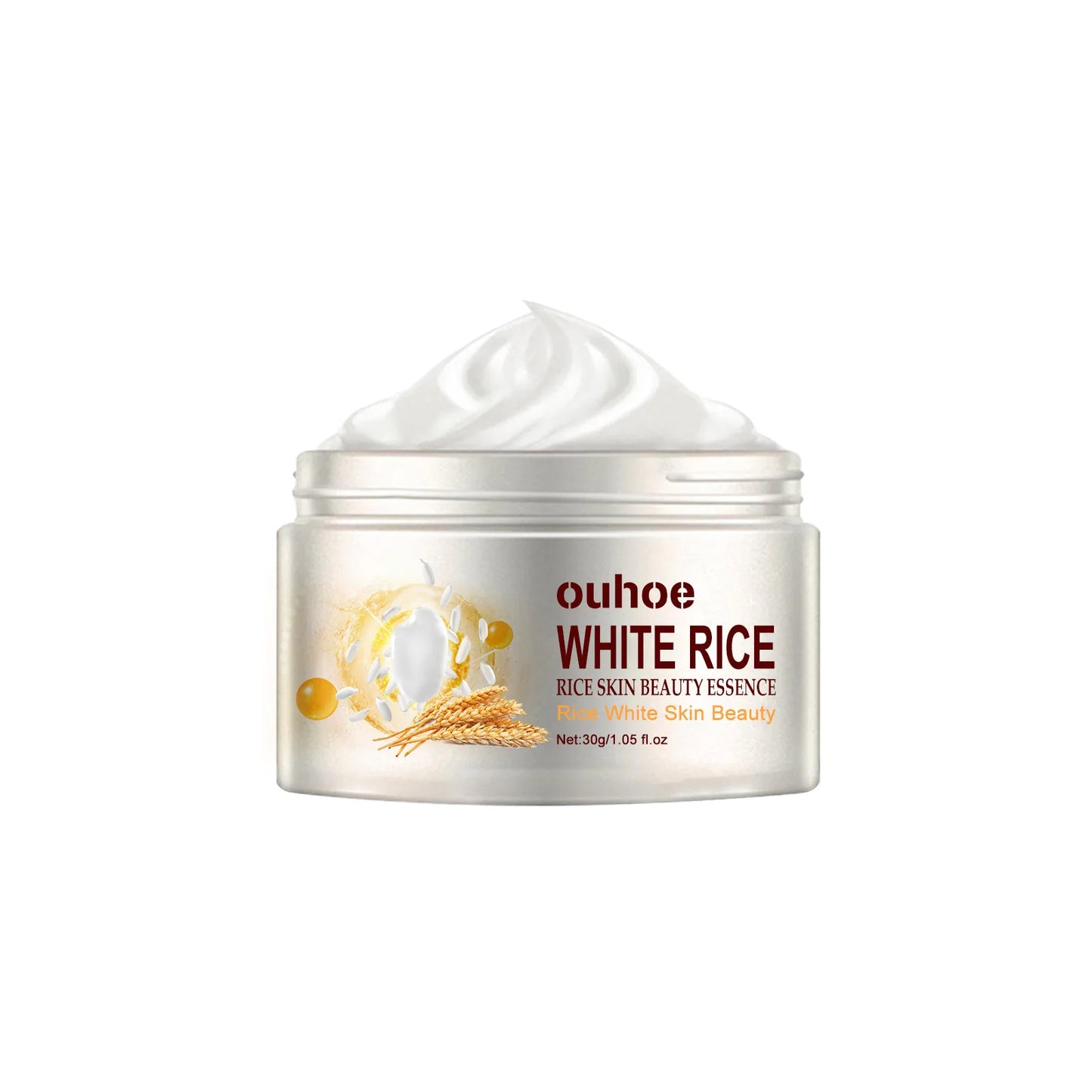 Creme facial anti-rugas de arroz