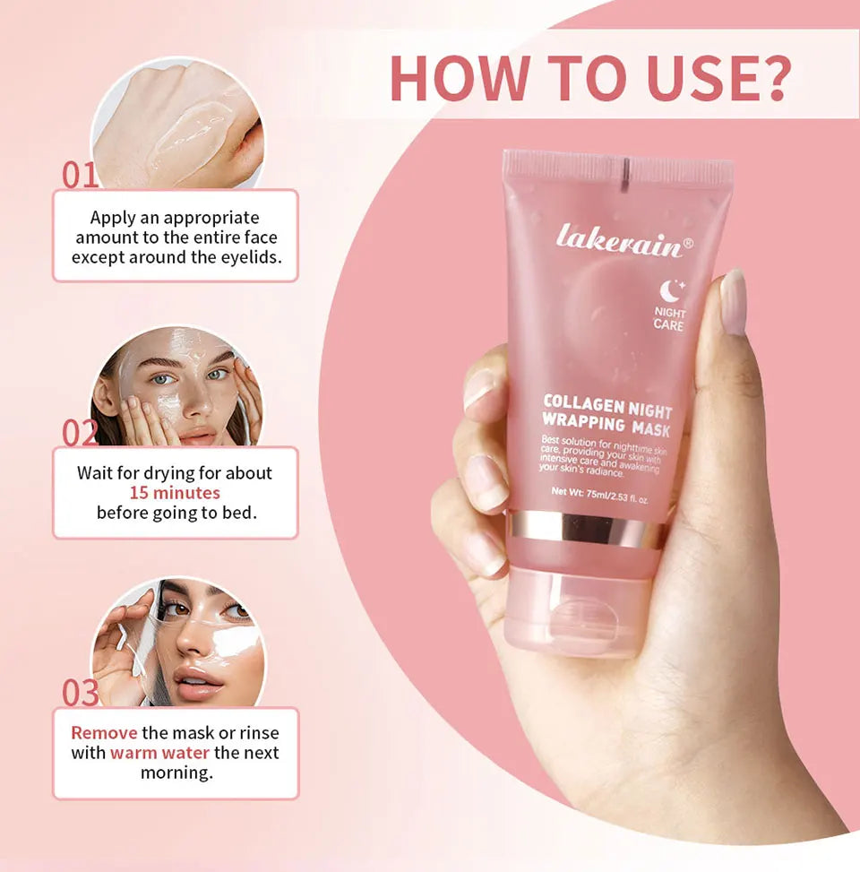 Máscara Coreana Colágeno para rejuvenescer a pele