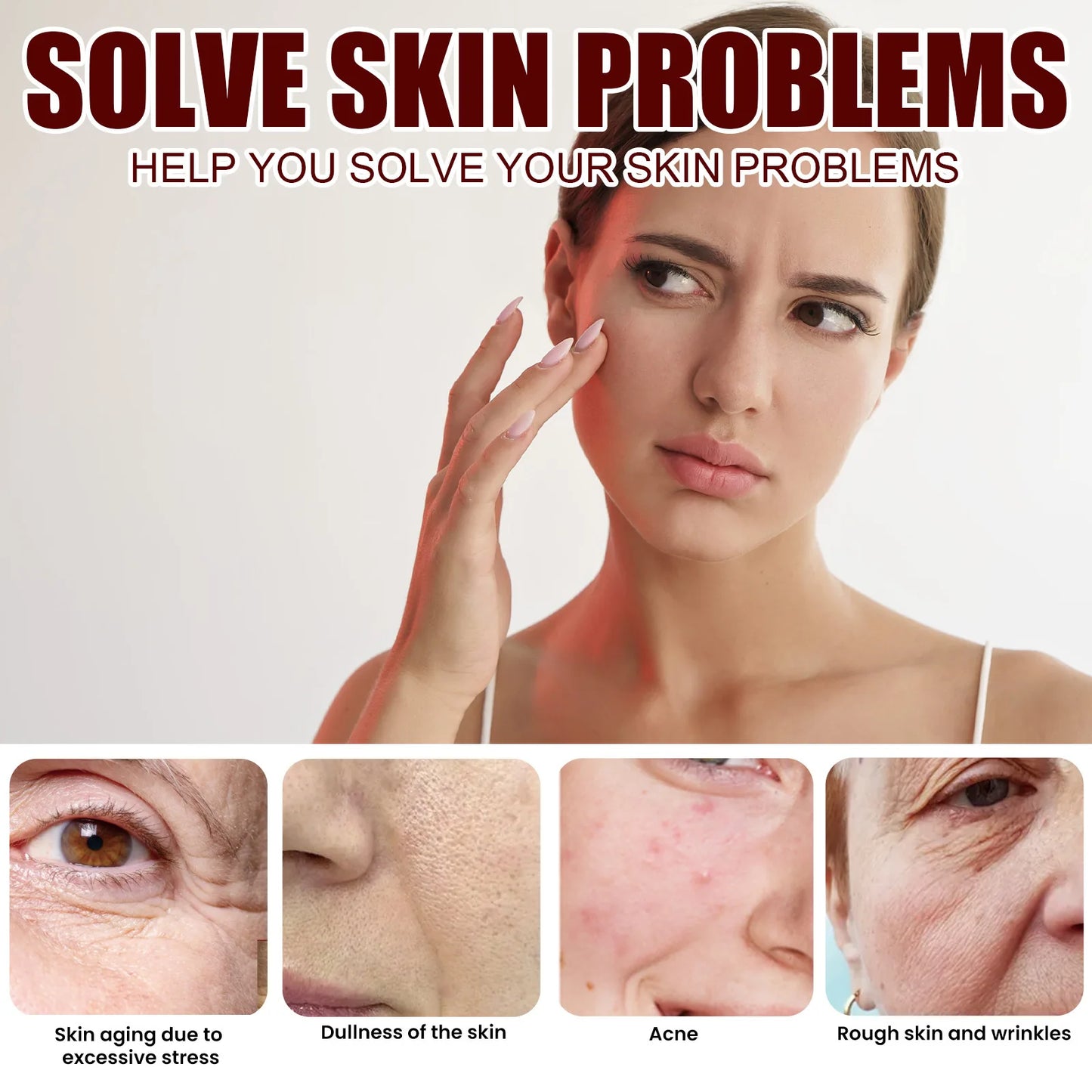Creme facial anti-rugas de arroz