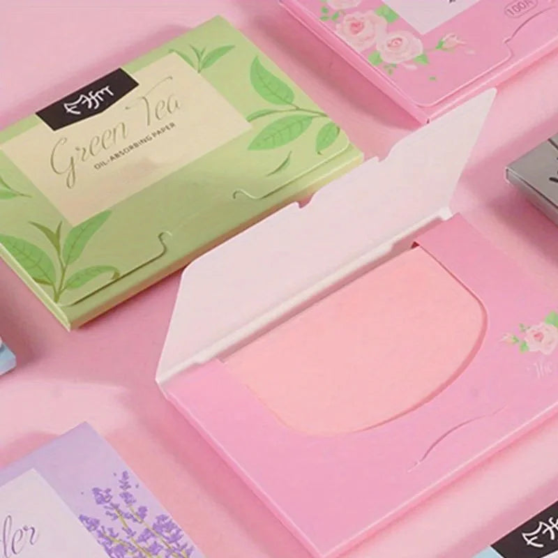 Absorvente de óleo facial portátil